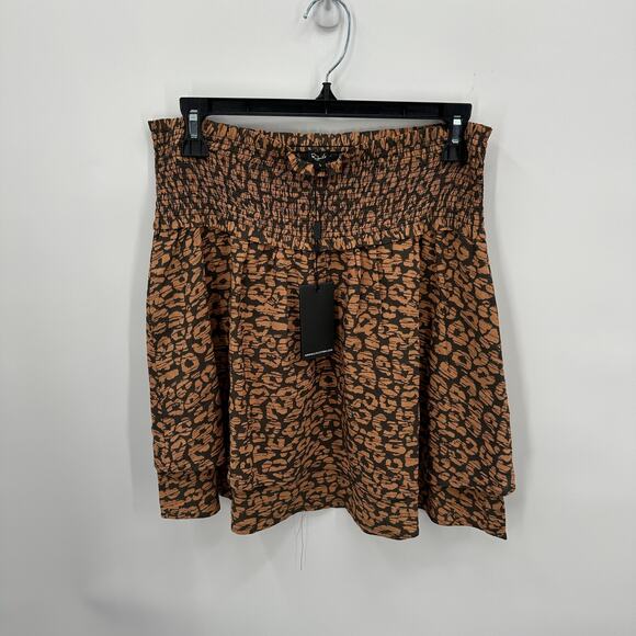 RAILS NWT Addison Cheetah Print Rayon Skirt // L - Picture 3 of 9
